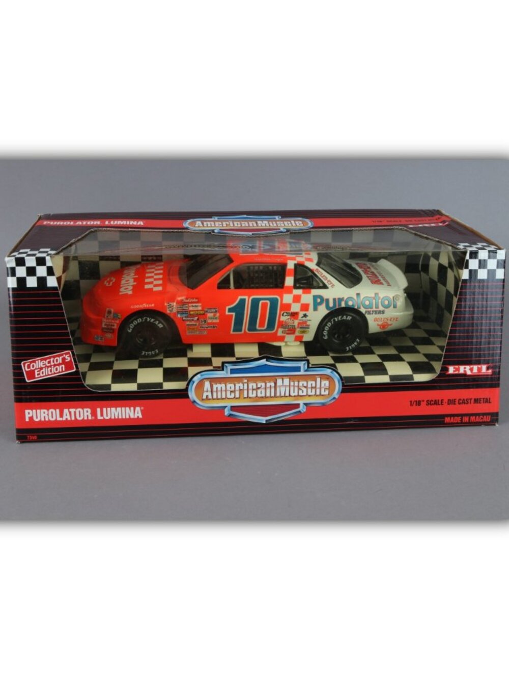 America Muscle Derrike Cope #10 Purolator Lumina from 1992 ERTL stock 7349 1/18